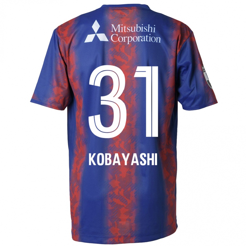 Niño Fútbol Camiseta Masataka Kobayashi #31 Azul Rojo 1ª Equipación 2024/25