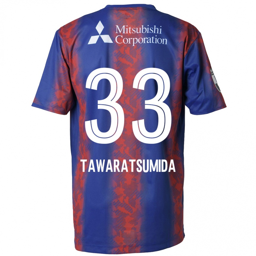 Niño Fútbol Camiseta Kota Tawaratsumida #33 Azul Rojo 1ª Equipación 2024/25