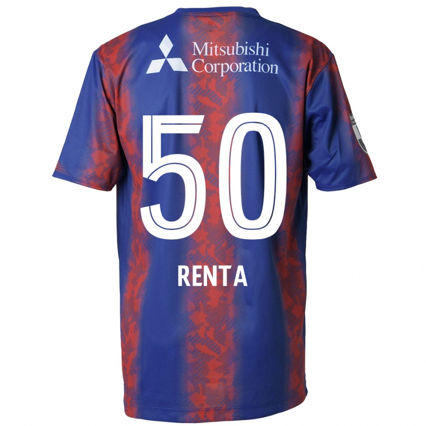 Niño Fútbol Camiseta Renta Higashi #50 Azul Rojo 1ª Equipación 2024/25