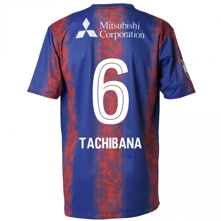 Niño Fútbol Camiseta Keigo Tachibana #6 Azul Rojo 1ª Equipación 2024/25