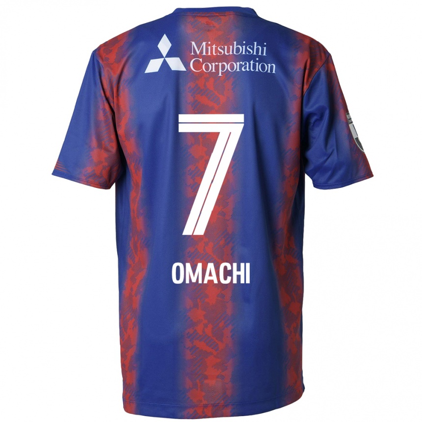 Niño Fútbol Camiseta Hyugo Omachi #7 Azul Rojo 1ª Equipación 2024/25