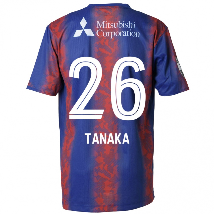 Niño Fútbol Camiseta Haruto Tanaka #26 Azul Rojo 1ª Equipación 2024/25