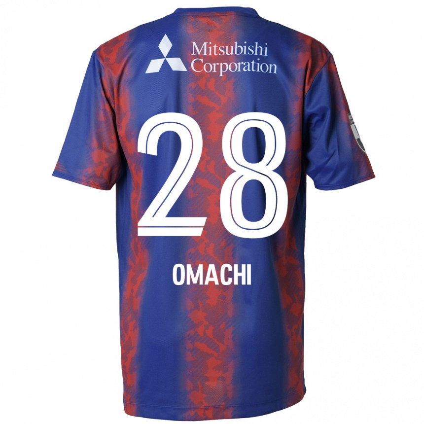 Niño Fútbol Camiseta Shugo Omachi #28 Azul Rojo 1ª Equipación 2024/25