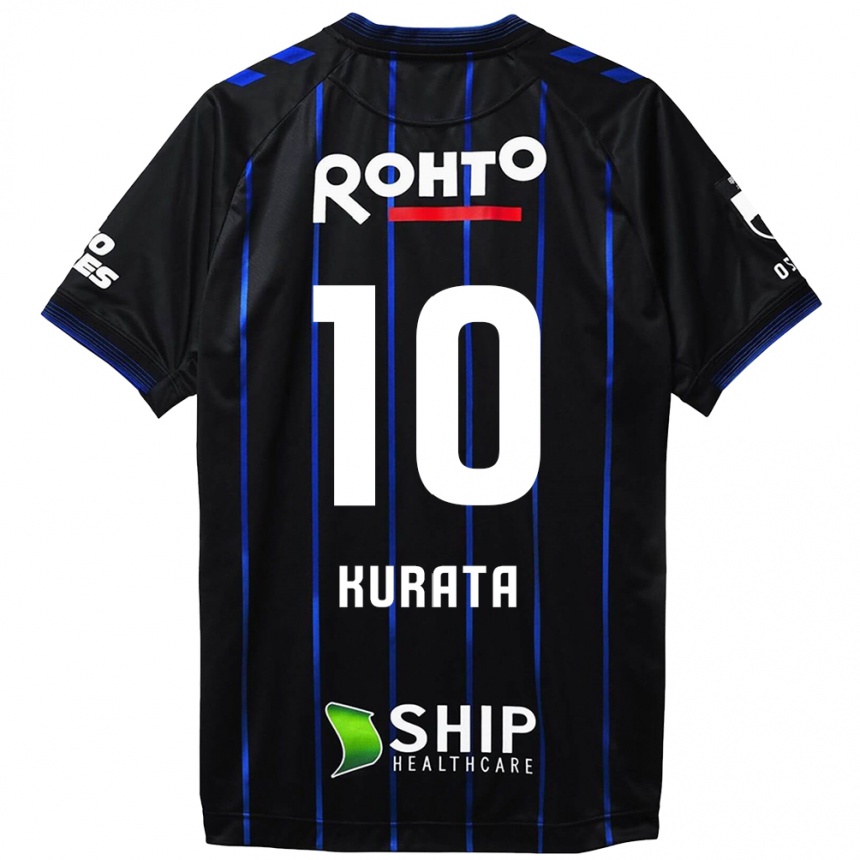 Niño Fútbol Camiseta Shu Kurata #10 Azul Negro 1ª Equipación 2024/25