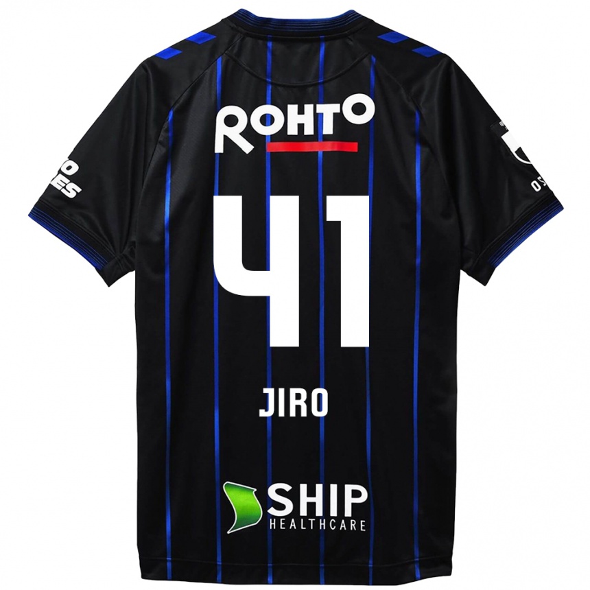 Niño Fútbol Camiseta Jiro Nakamura #41 Azul Negro 1ª Equipación 2024/25