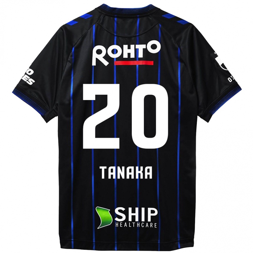 Niño Fútbol Camiseta Hyoga Tanaka #20 Azul Negro 1ª Equipación 2024/25