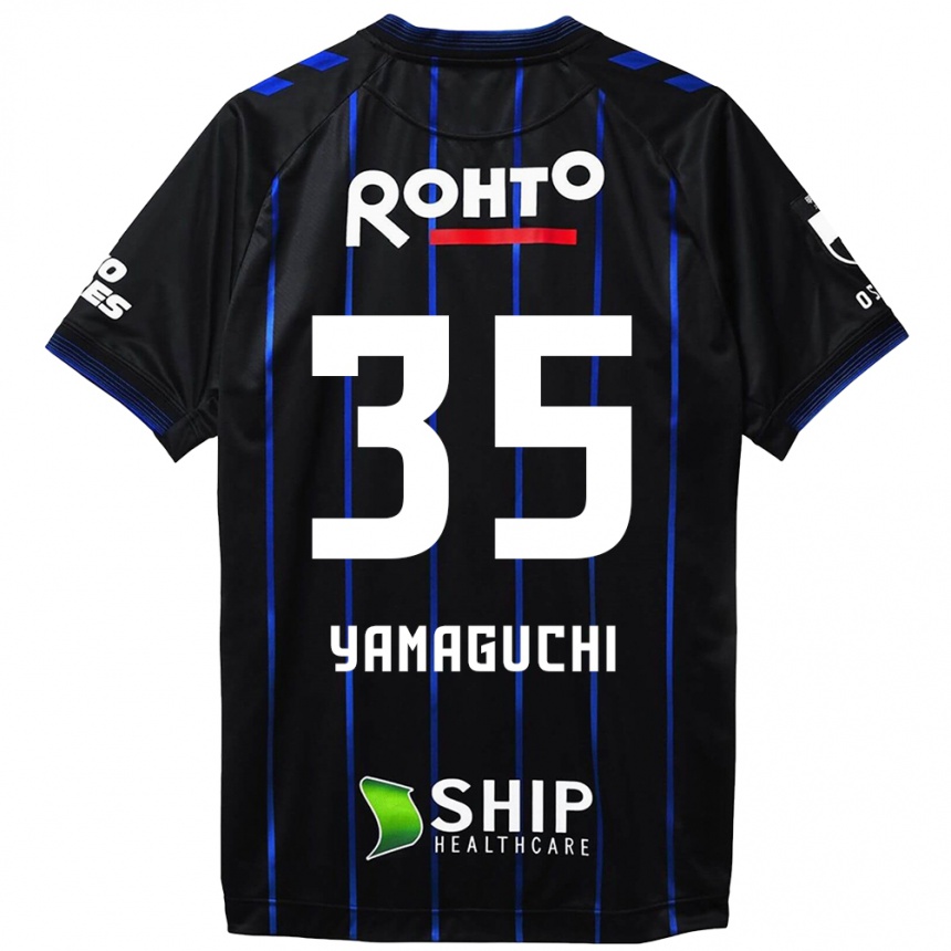 Niño Fútbol Camiseta Haruta Yamaguchi #35 Azul Negro 1ª Equipación 2024/25