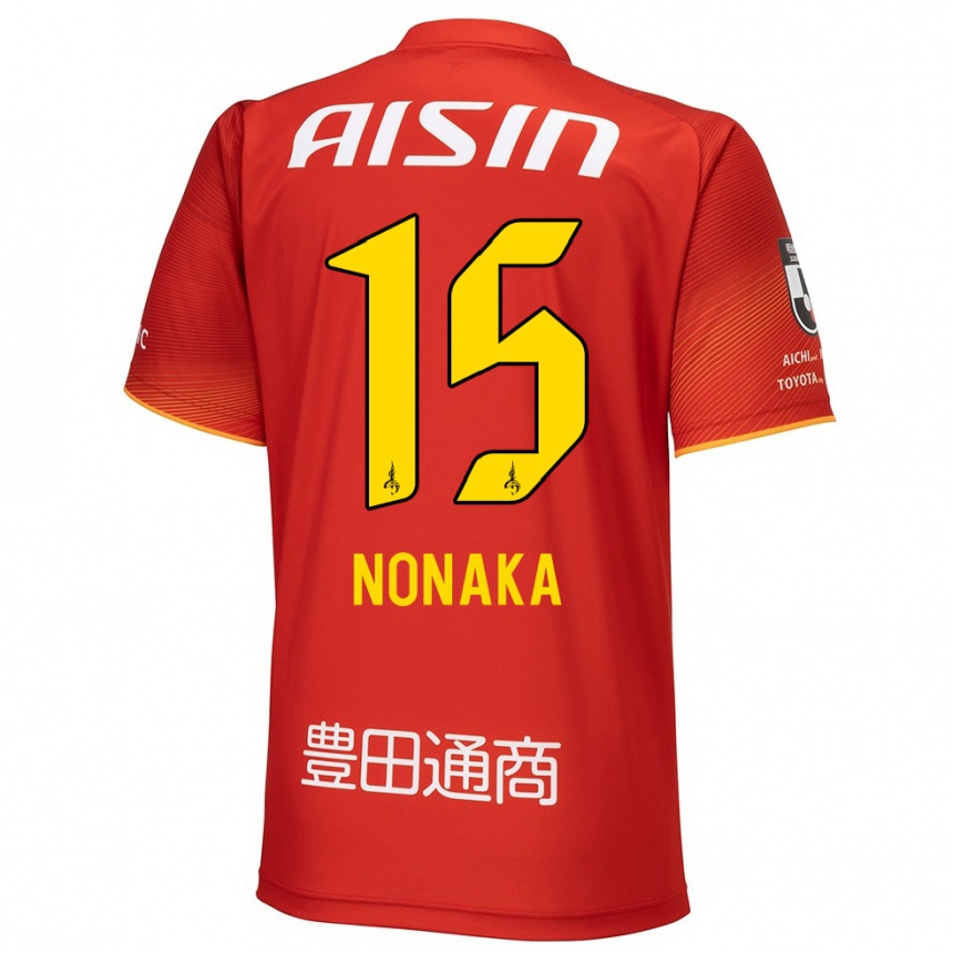 Niño Fútbol Camiseta Yugo Nonaka #15 Rojo Blanco Amarillo 1ª Equipación 2024/25