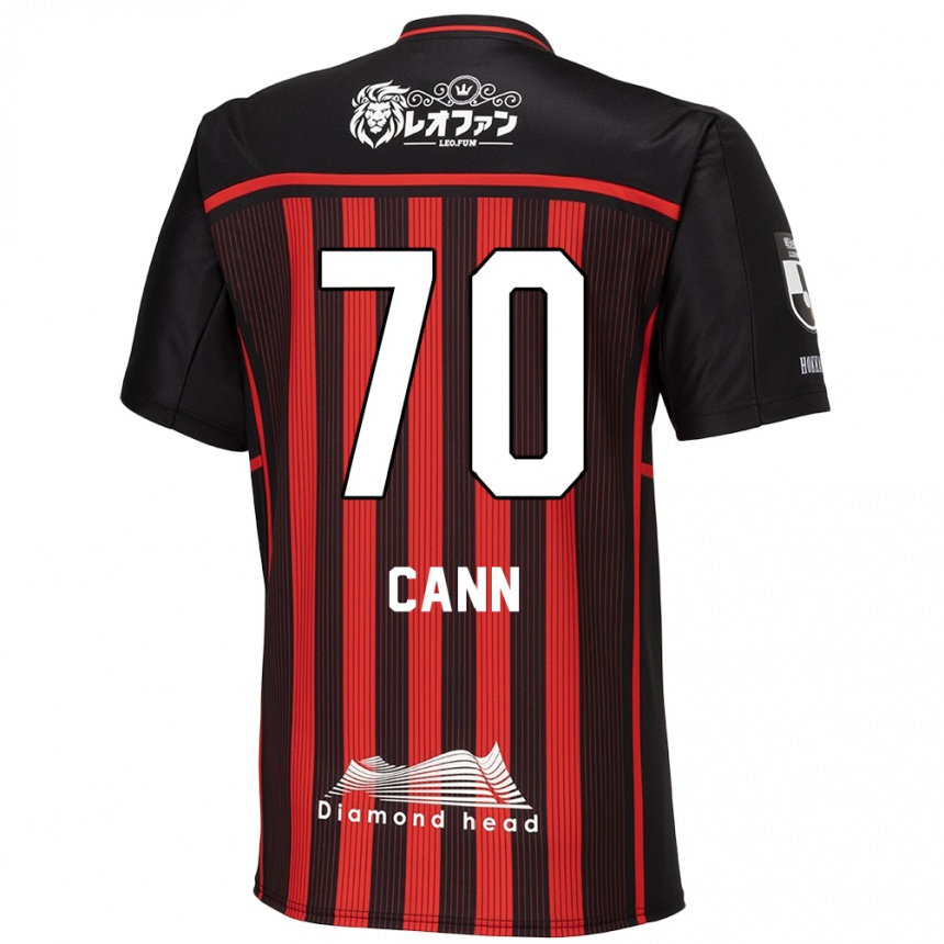 Niño Fútbol Camiseta Francis Cann #70 Negro Rojo 1ª Equipación 2024/25