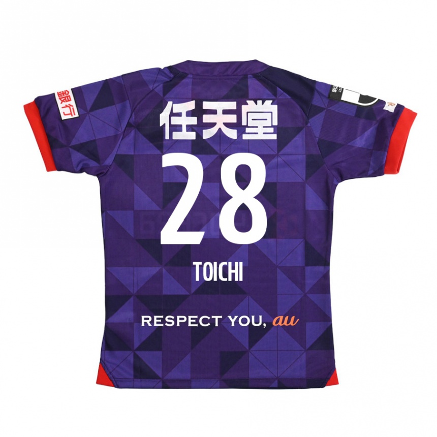 Niño Fútbol Camiseta Toichi Suzuki #28 Púrpura Blanco 1ª Equipación 2024/25