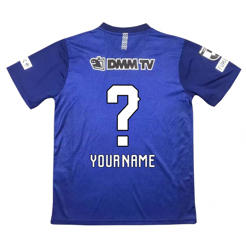 Niño Fútbol Camiseta Su Nombre #0 Azul Oscuro 1ª Equipación 2024/25