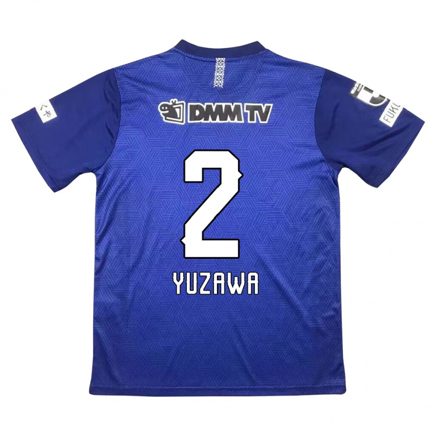 Niño Fútbol Camiseta Masato Yuzawa #2 Azul Oscuro 1ª Equipación 2024/25