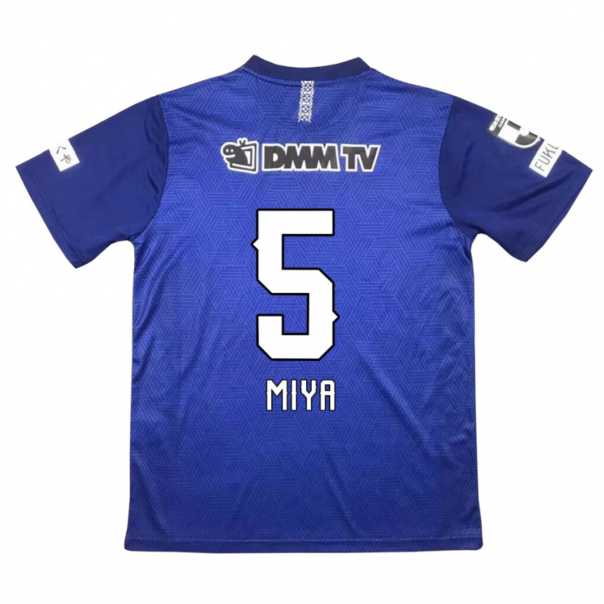 Niño Fútbol Camiseta Daiki Miya #5 Azul Oscuro 1ª Equipación 2024/25