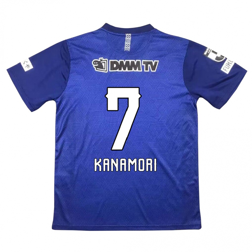 Niño Fútbol Camiseta Takeshi Kanamori #7 Azul Oscuro 1ª Equipación 2024/25