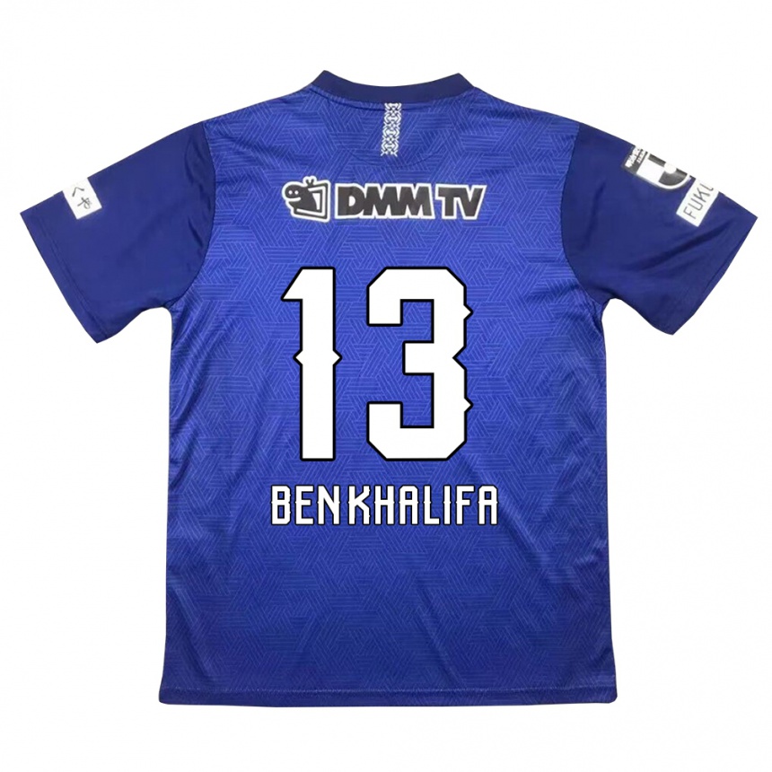 Niño Fútbol Camiseta Nassim Ben Khalifa #13 Azul Oscuro 1ª Equipación 2024/25