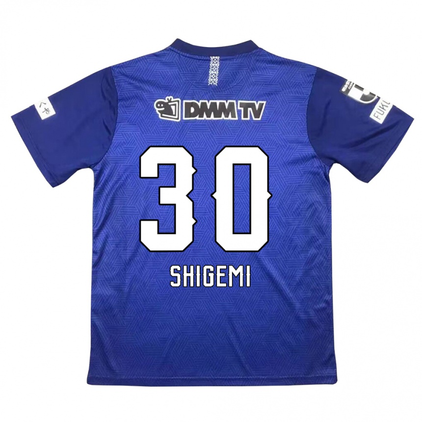 Niño Fútbol Camiseta Masato Shigemi #30 Azul Oscuro 1ª Equipación 2024/25