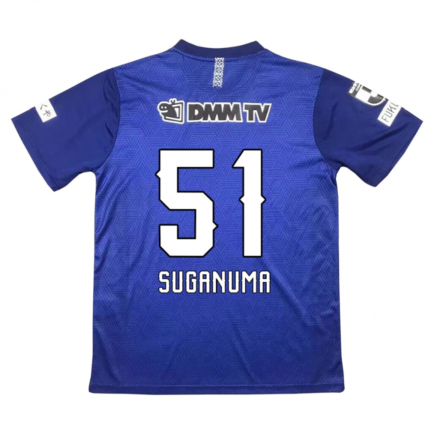 Niño Fútbol Camiseta Kazuaki Suganuma #51 Azul Oscuro 1ª Equipación 2024/25