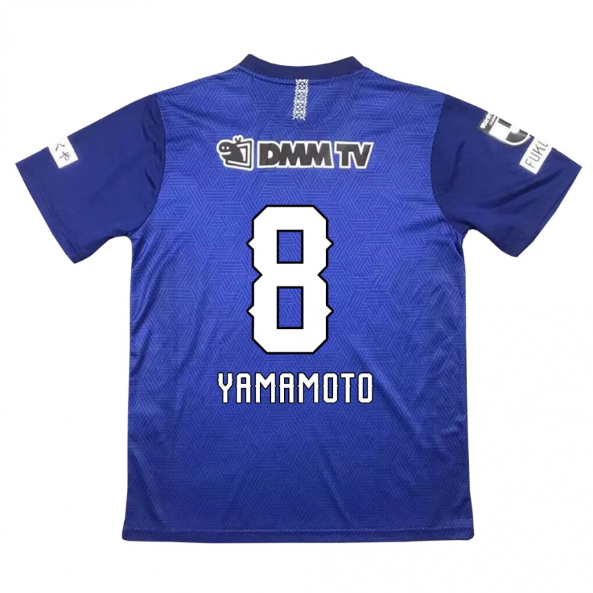 Niño Fútbol Camiseta Shunsuke Yamamoto #8 Azul Oscuro 1ª Equipación 2024/25