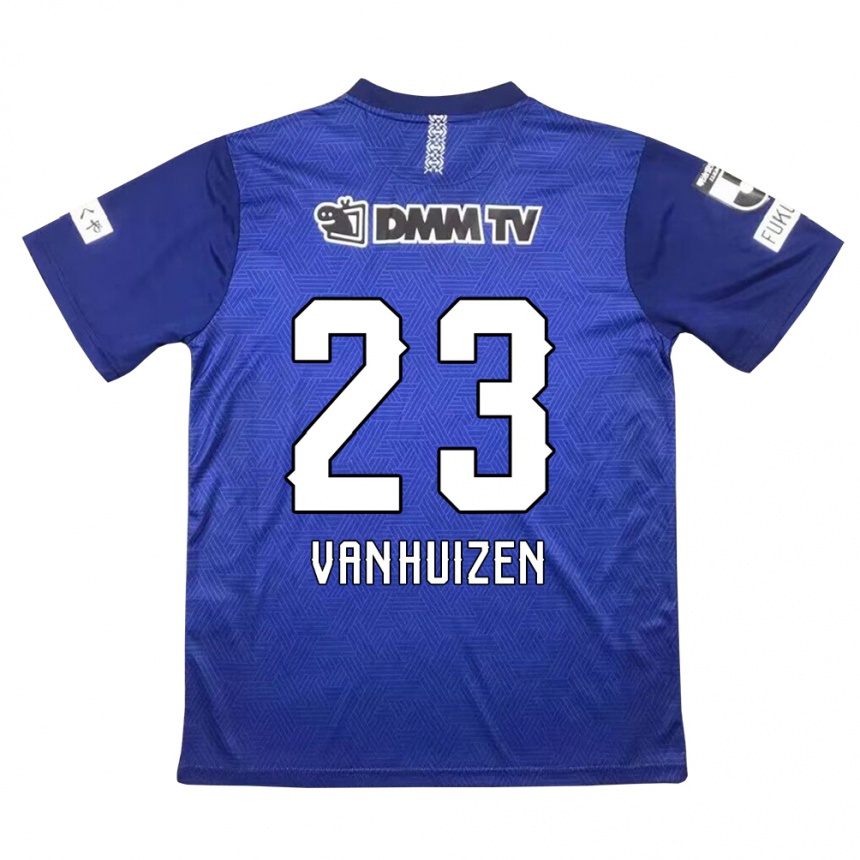 Niño Fútbol Camiseta Haruki Christopher Van Huizen #23 Azul Oscuro 1ª Equipación 2024/25