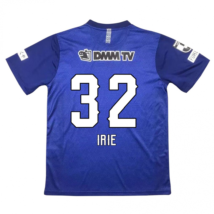 Niño Fútbol Camiseta Yujin Irie #32 Azul Oscuro 1ª Equipación 2024/25