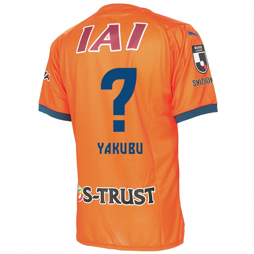 Niño Fútbol Camiseta Aziz Yakubu #0 Naranja Azul 1ª Equipación 2024/25