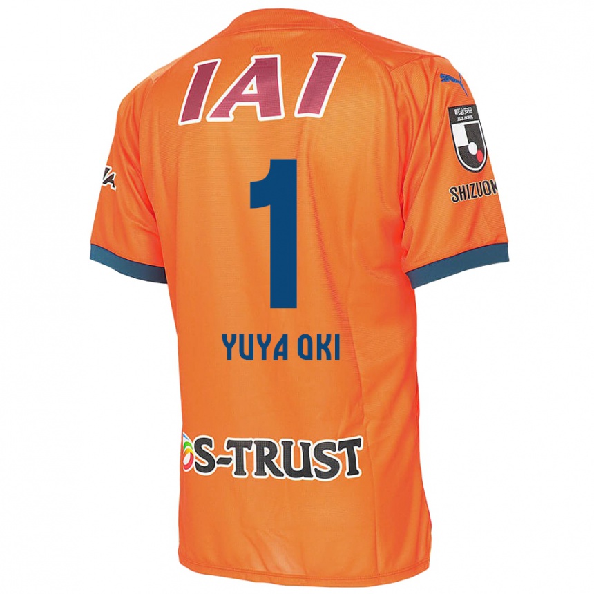 Niño Fútbol Camiseta Yuya Oki #1 Naranja Azul 1ª Equipación 2024/25