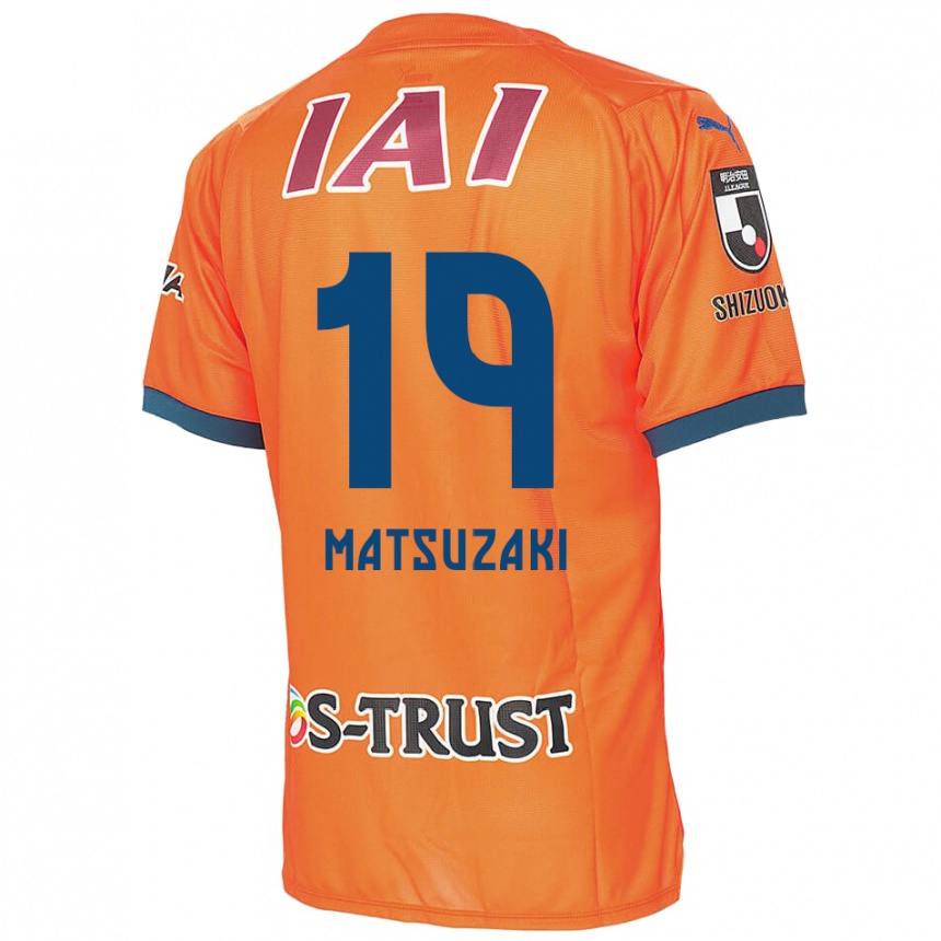 Niño Fútbol Camiseta Kai Matsuzaki #19 Naranja Azul 1ª Equipación 2024/25