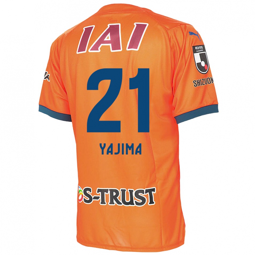 Niño Fútbol Camiseta Shinya Yajima #21 Naranja Azul 1ª Equipación 2024/25