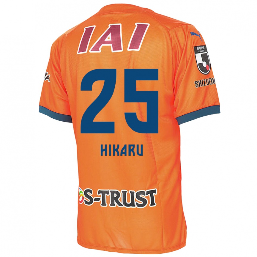 Niño Fútbol Camiseta Hikaru Naruoka #25 Naranja Azul 1ª Equipación 2024/25