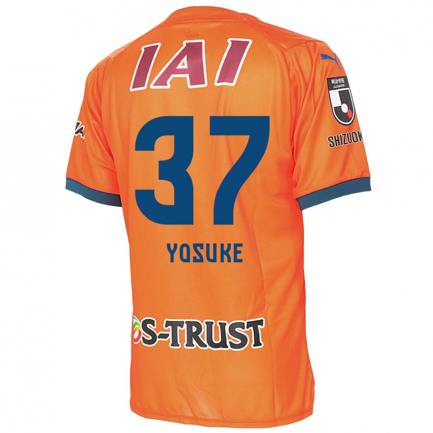 Niño Fútbol Camiseta Yosuke Morishige #37 Naranja Azul 1ª Equipación 2024/25