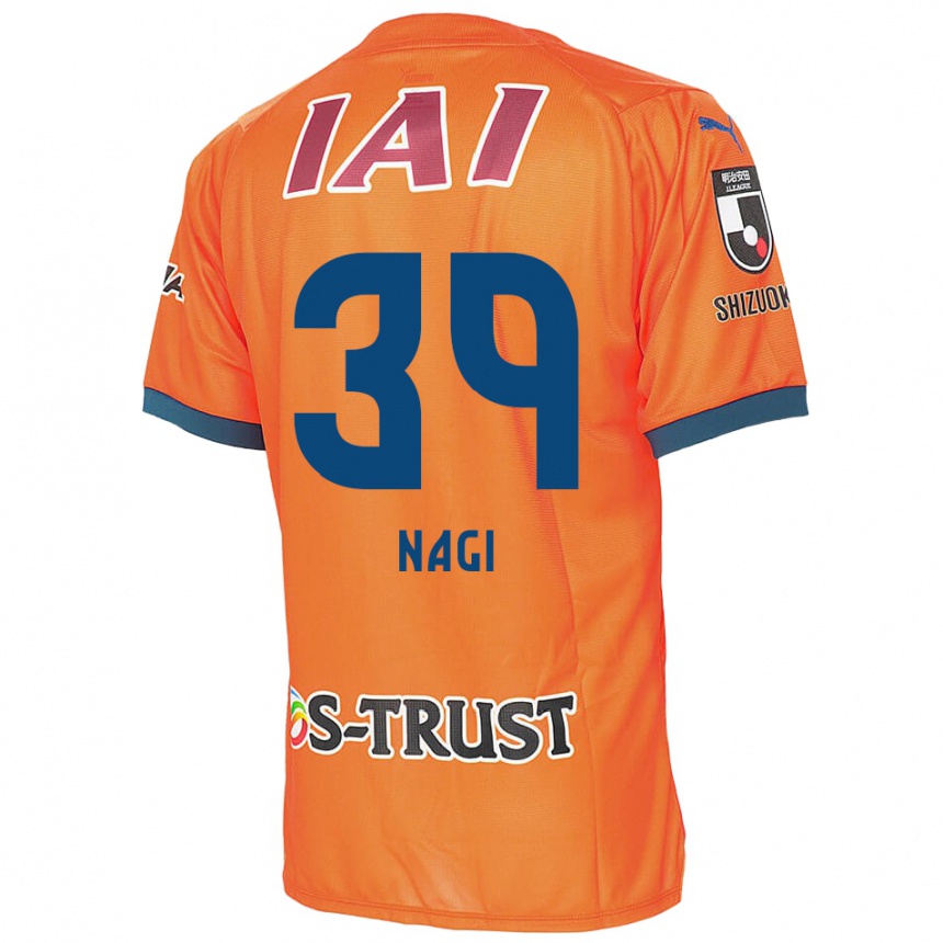 Niño Fútbol Camiseta Nagi Kawatani #39 Naranja Azul 1ª Equipación 2024/25