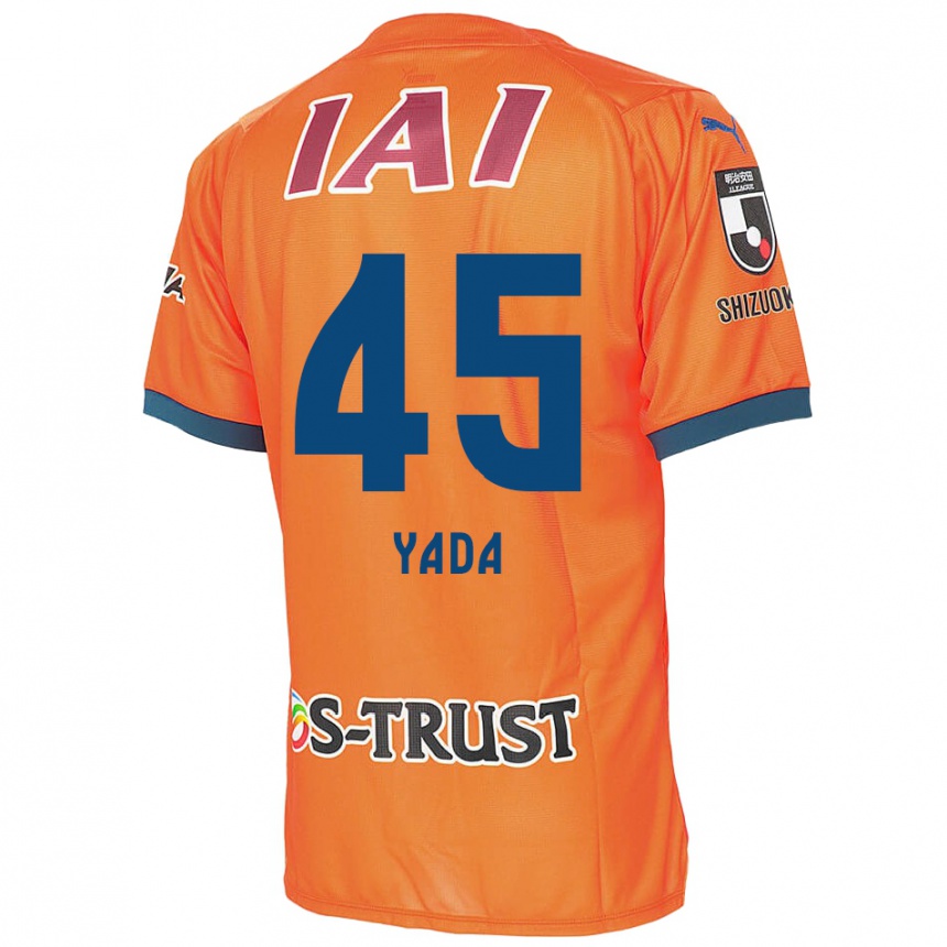 Niño Fútbol Camiseta Ryunosuke Yada #45 Naranja Azul 1ª Equipación 2024/25