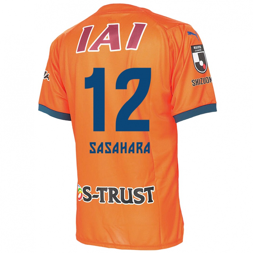 Niño Fútbol Camiseta Kenshin Sasahara #12 Naranja Azul 1ª Equipación 2024/25