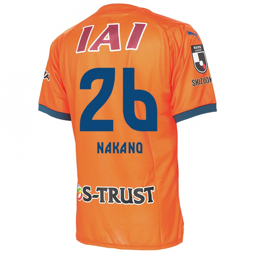 Niño Fútbol Camiseta Takeru Nakano #26 Naranja Azul 1ª Equipación 2024/25