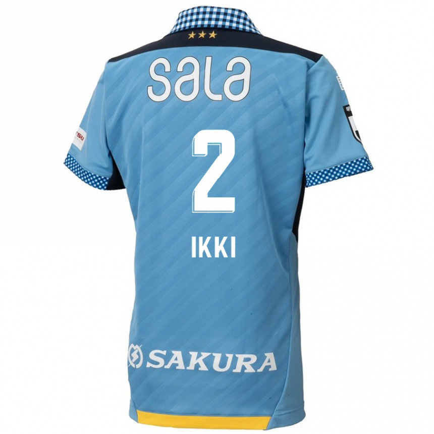 Niño Fútbol Camiseta Ikki Kawasaki #2 Azul Negro 1ª Equipación 2024/25