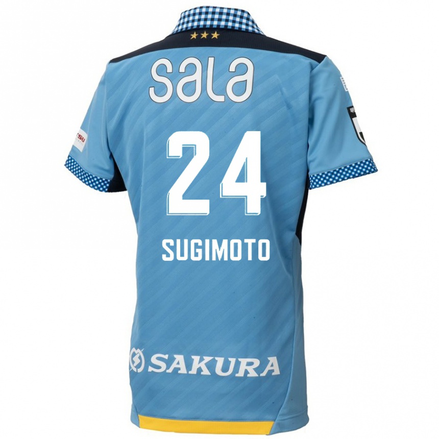 Niño Fútbol Camiseta Mitsuki Sugimoto #24 Azul Negro 1ª Equipación 2024/25