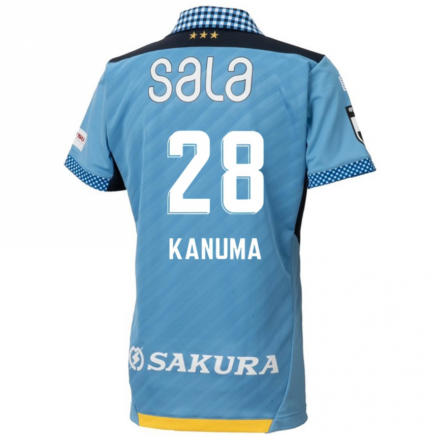 Niño Fútbol Camiseta Naoki Kanuma #28 Azul Negro 1ª Equipación 2024/25