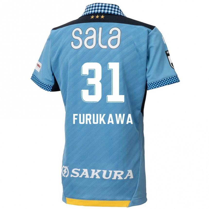 Niño Fútbol Camiseta Yosuke Furukawa #31 Azul Negro 1ª Equipación 2024/25