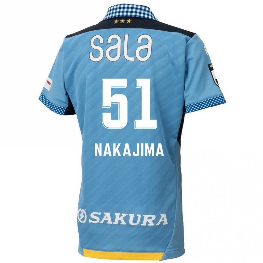 Niño Fútbol Camiseta Keitaro Nakajima #51 Azul Negro 1ª Equipación 2024/25