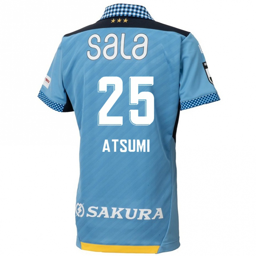 Niño Fútbol Camiseta Keita Atsumi #25 Azul Negro 1ª Equipación 2024/25