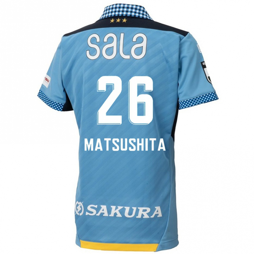 Niño Fútbol Camiseta Sota Matsushita #26 Azul Negro 1ª Equipación 2024/25