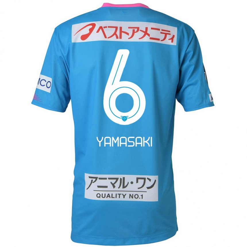 Niño Fútbol Camiseta Haruki Yamasaki #6 Azul Rosado 1ª Equipación 2024/25