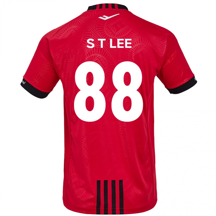 Niño Fútbol Camiseta Tae-Seok Lee #88 Negro Rojo 1ª Equipación 2024/25