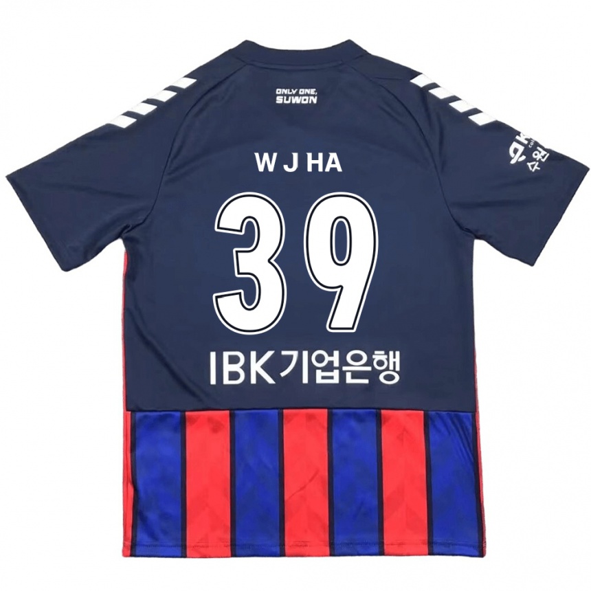 Niño Fútbol Camiseta Jung-Woo Ha #39 Azul Rojo 1ª Equipación 2024/25