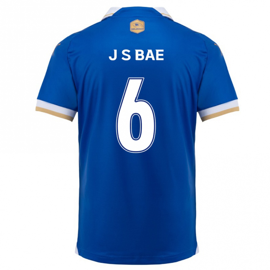 Niño Fútbol Camiseta Seo-Joon Bae #6 Azul Blanco 1ª Equipación 2024/25