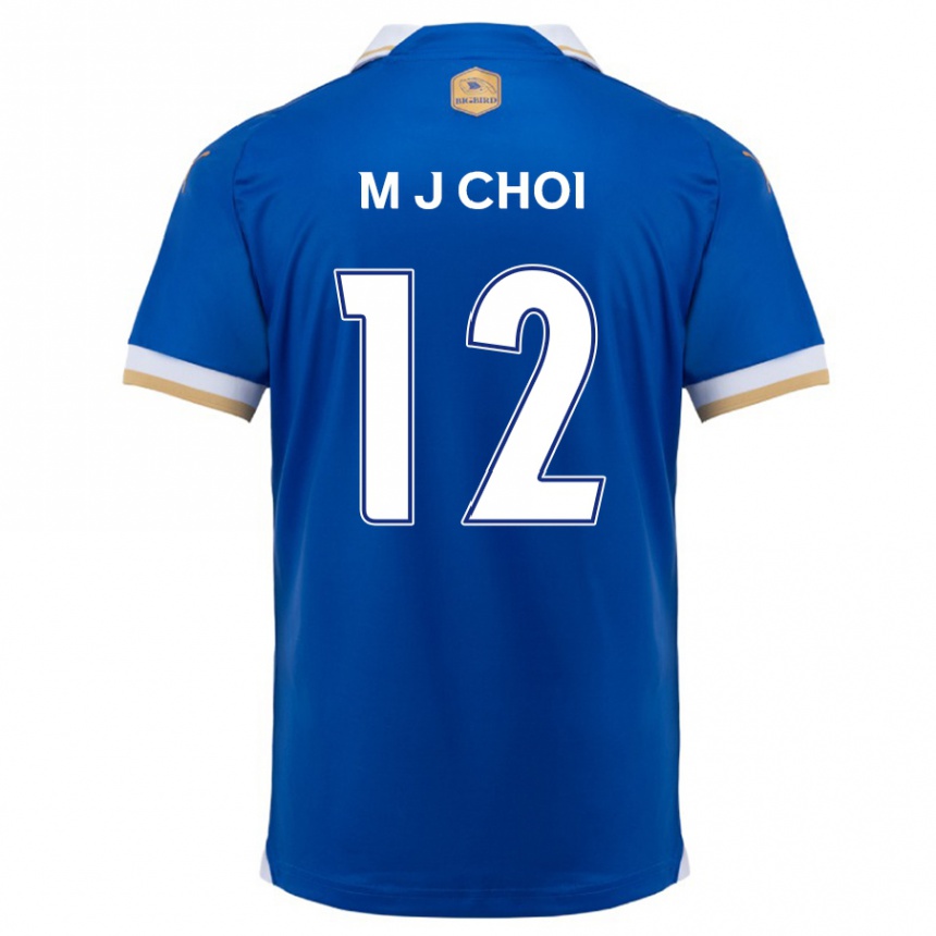 Niño Fútbol Camiseta Ji-Moog Choi #12 Azul Blanco 1ª Equipación 2024/25