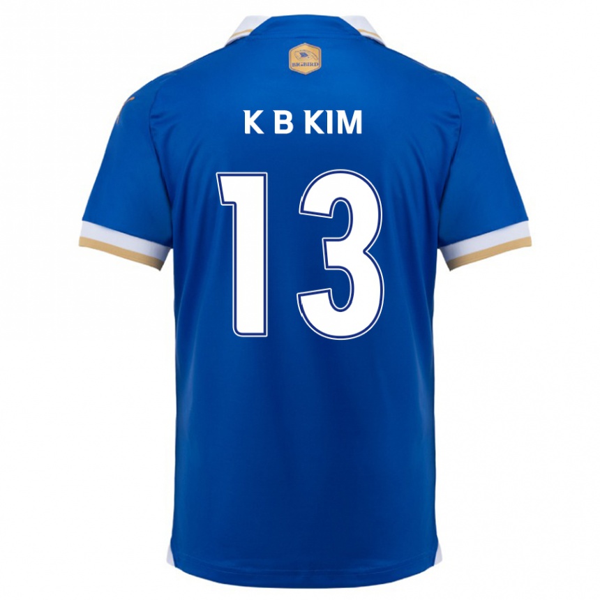 Niño Fútbol Camiseta Bo-Kyung Kim #13 Azul Blanco 1ª Equipación 2024/25