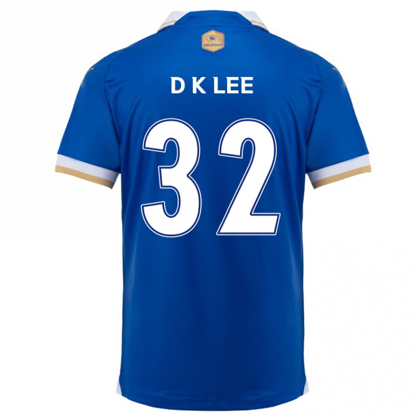 Niño Fútbol Camiseta Kyu-Dong Lee #32 Azul Blanco 1ª Equipación 2024/25