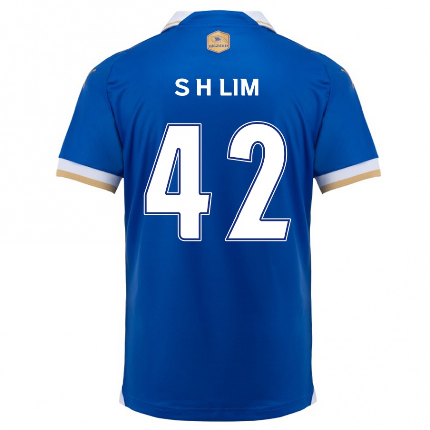 Niño Fútbol Camiseta Hyun-Sub Lim #42 Azul Blanco 1ª Equipación 2024/25