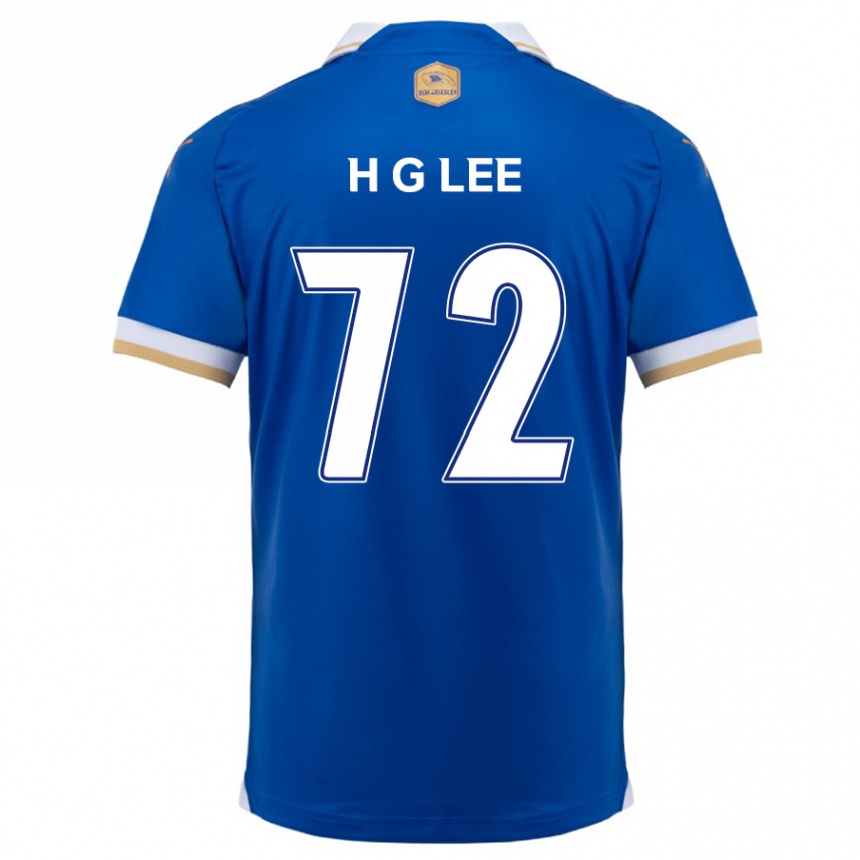 Niño Fútbol Camiseta Geon-Hee Lee #72 Azul Blanco 1ª Equipación 2024/25